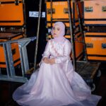 Fatin Shidqia Instagram - don't let me slip through your fingers.. ⠀⠀⠀⠀⠀⠀⠀⠀⠀⠀⠀⠀ ⠀⠀⠀⠀⠀⠀⠀⠀⠀⠀⠀⠀ ⠀⠀⠀⠀⠀⠀⠀⠀⠀⠀⠀⠀ Dress by @hannylovellyofficial @hanlovfashion Styled by @_gilygily Make up by @cantikawannadewi Hijab by @awanisaw