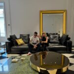Fedez Instagram – If these walls could talk 🤐
My bff @donatella_versace 💖
#VersaceHome