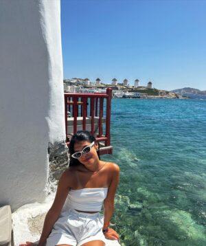 Fernanda Concon Instagram - das ultimas 24 horas nessa ilha que ganhou meu coração! obrigada MYK 🇬🇷💙