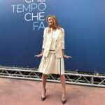 Filippa Lagerbäck Instagram - Semifinale di @chetempochefa #ctcf 🎾🎾🎾 . outfit @drumohr tacchi @santoniofficial @robertabeolchini @toledo_mariapaola