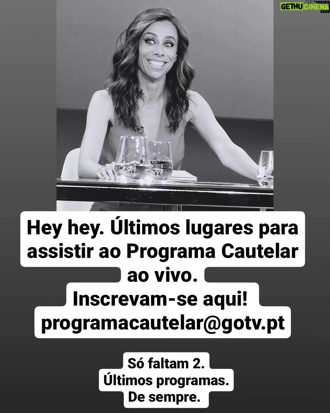 Filomena Cautela Instagram - programacautelar@gotv.pt Vemo-nos lá?