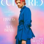 Finneas O'Connell Instagram - Cover of @cultured_mag    Interview by @alexisrael Photography by @davis.bates Styling by @jaredellner Grooming by @patriciamoralesla Editor In Chief @sarahgharrelson   Featuring “Sky Backdrop” and “Wave” acrylic art by @alexisrael