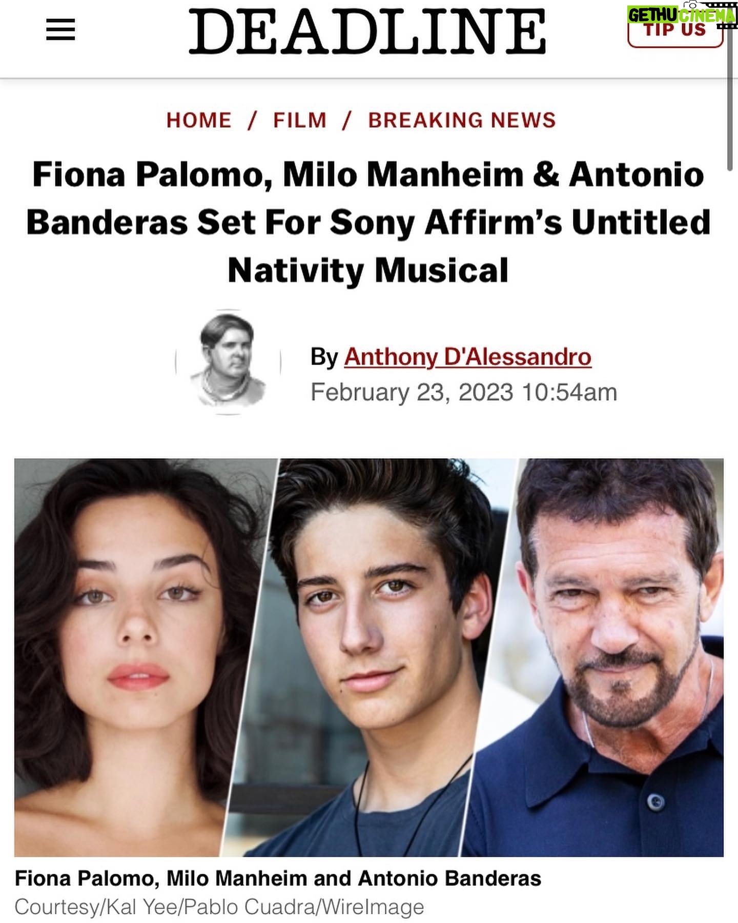 Fiona Palomo Instagram - This team is pure love and I do not take lightly the honor of telling this story... This is the kind of thing I would dream of as a little girl… thank you ever so!!!! ❤️🕊