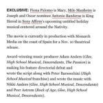 Fiona Palomo Instagram - This team is pure love and I do not take lightly the honor of telling this story... This is the kind of thing I would dream of as a little girl… thank you ever so!!!! ❤️🕊