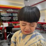Fita Anggriani Instagram - Masya Allah bahagianya adek yg abis potong lambut untuk menyamvut lebaran ☺️🤲🏼