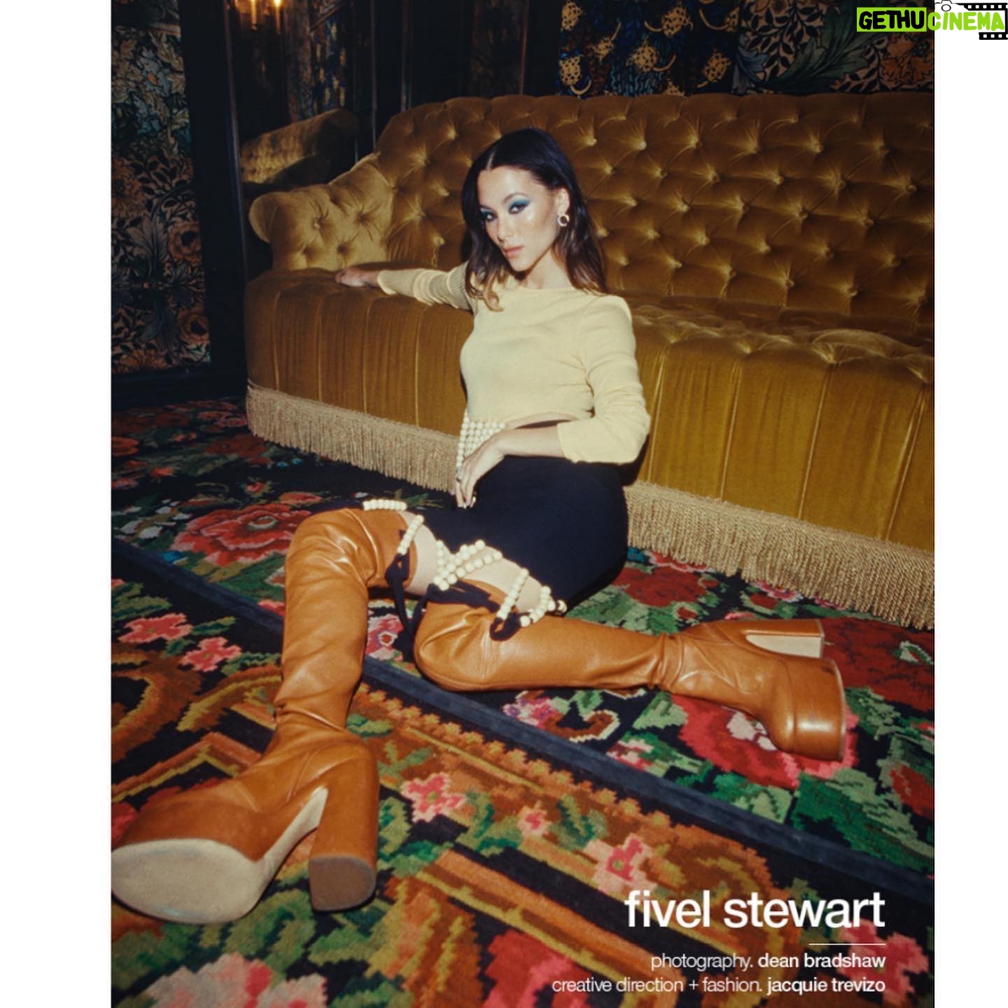 Fivel Stewart - 74.8K Likes - @schonmagazine <3 photography/ @deanbradshaw fashion/ @jacquietrevizo talent. Fivel Stewart hair/ @mikelorenzano make up / @samuelpaulartist @Forward Artists set design. @itsisaacaaron @petitermitagehotel @westHollywood pr. Platform Public Relations special thanks. Petit Ermitage Hotel for their hospitality photography assistant. Sam Rivera fashion assistant. Jimmy Jimenez