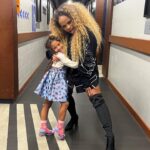 Fleur East Instagram - The hair of dreams! ✨ Thanks to @jhair_stylist for giving me length for the JLS show last week. Ace and Chiara made me laugh trying to work out how my hair grew. I said it was “magic” and they both agreed that I put water on my hair to make it grow! 😂 love them both ❤️❤️🥰 what amazing children you’ve brought into the world @mrschloegill @jbgill xx