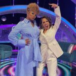 Fleur East Instagram - I love being on this mission with my Strictly Sister @jmanrara - not sure how well we would do as genuine secret agents 😂, but we can secure the gossip, glitz and glam for our @bbcstrictly family! Thank you all for the warm welcome 🥰 See you back on It Takes Two tonight at 6.30pm on BBC Two and iPlayer - we’ve got LOTS to discuss! 🙌❤️✨🪩