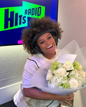 Fleur East Instagram - Annnnd I’m off! Off to go and have a baby! 😬🥹
I’ve had an amazing last week with my @hitsradiouk family, filled with fun interviews, laughs and surprises for my last show. Thank you to my Hits Radio team for making my last week so special and thanks for all of the well wishes and hilarious messages from our amazing listeners. I’m going to miss you all!! I’ll be back soon though and I’ll keep you posted on this next chapter! 🙌😍🥰👶🍼