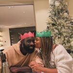 Fleur East Instagram - Wholesome, happy holidays! ✨🎄🥰 #grateful Swipe for the last slide to see where my Husband and I get our rhythm from! 😂😂