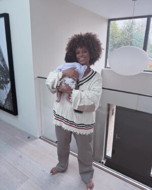 Fleur East Instagram - 8 weeks of my girl 🥰❤️😍