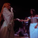 Florence Welch Instagram – Thank you for dancing with us under the full moon 
🩸✨ @lillieeiger