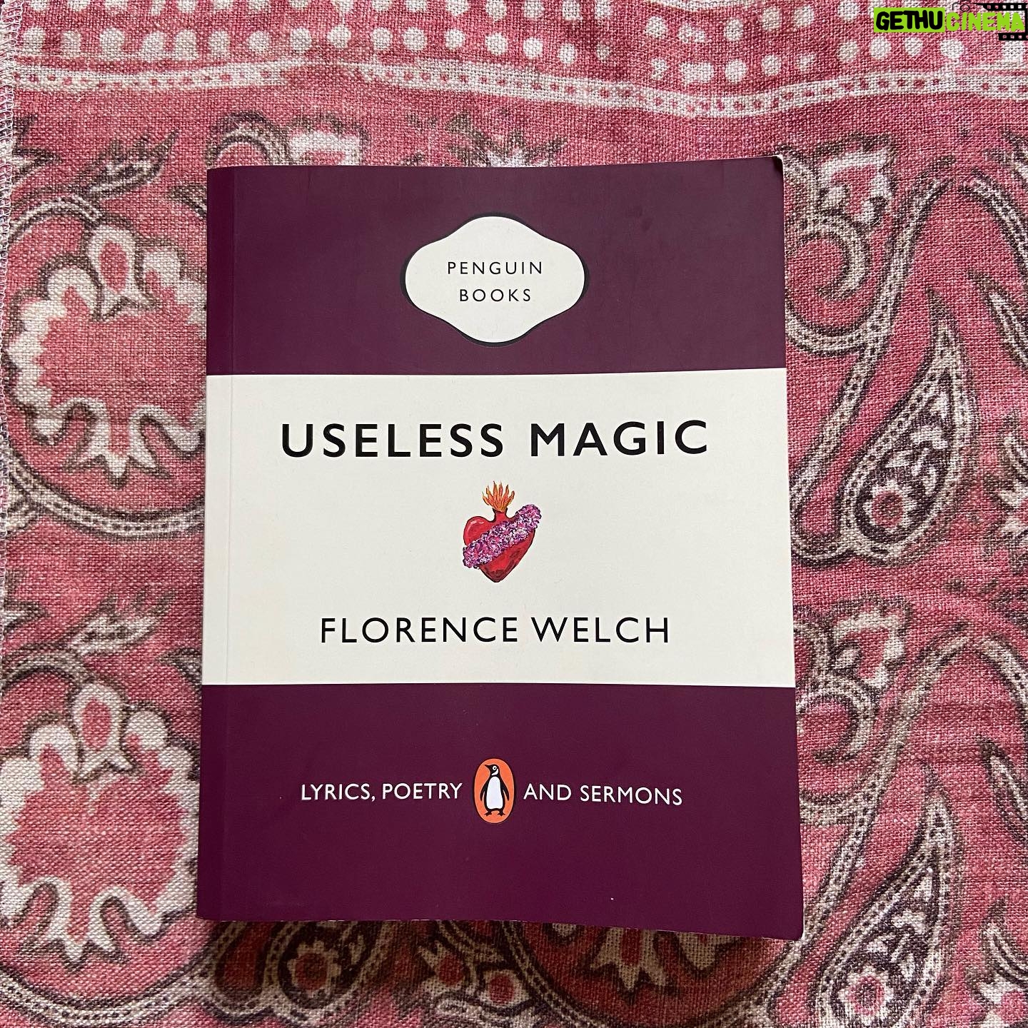 Florence Welch Instagram - ♥️The paperback of Useless Magic will be out on November the 5th. With added lyrics, poems, sketches, @lillieeiger photos, and a new ‘sermon section’ ♥️