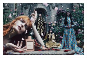 Florence Welch Instagram - As a fragrance obsessive, I am honoured to be a part of the new Gucci Bloom campaign with these iconic women @susiecaveofficial @jodiesmith and High Priestess #AnjelicaHuston. Shot in the distant dream of 2019 by legendary director @floriasigismondi in the flowering ruins of La Scarzuola, a surrealist theatre built upon an ancient monastery in the Umbrian Countryside. Thank you to @guccibeauty for this extraordinary experience, and @alessandro_michele for your ecstatic vision. Music by the transcendent Mazzy Star ✨🌺🏛🌺✨ #InBloom #GucciBeauty