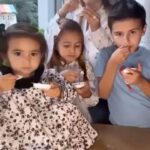Florencia de Saracho Instagram - Me tocó compartir mi Kinder Creamy con los que más amo, ahora todos podemos disfrutar a #ricascucharitas ! ✨⭐🍫 #KinderCreamy #campañapagada