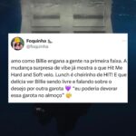 Foquinha Instagram - sextou ouvindo Hit Me Hard and Soft o dia inteiro ✨ Billie e Finneas: levem tudo 😮‍💨