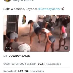 Foquinha Instagram - SÓ AS BOIADEIRAS DA BEHIVE 😭❤️ mais uma obra-prima de @beyonce 👑 qual a preferida de vcs até agora?

#beyonce #cowboycarter