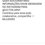 Foquinha Instagram - O @victor.arnt criou esse link que reúne informações úteis para o auxílio das vítimas do RS. Conversei com ele para entender melhor e é uma das plataformas mais completas que vi até agora e está sendo atualizado por ele e voluntários. O principal foco é resgatar pessoas que estão em situação de risco. Lá tem planilhas com infos de quem precisa de resgate por cidade, status dos regastes e contatos para acionar resgates. E para adicionar informações de pessoas que precisam de resgate ou qualquer outra info, podem mandar para ele por direct! Também tem links para doações, cozinha solidária, auxílio médico, auxílio psicológico entre outros! O link: https://bento.me/ajudars ou link clicável nos meus stories, fixado no meu perfil, ou no perfil do @victor.arnt Estou aqui de olho na minha direct para repostar mais infos importantes e poder auxiliar como eu puder! #AjudaRS
