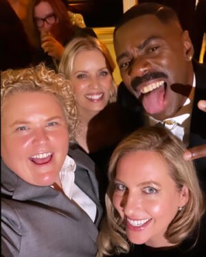 Fortune Feimster Instagram - Felt like prom weekend in LA with all the award shows popping back up. Super fun running into friends who were all looking so handsome.