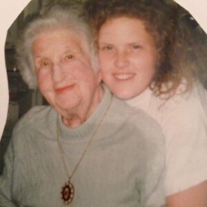 Fortune Feimster Instagram - Today would have been my grandmother, Evelyn’s, birthday. She died when I was 18 but I think about her a lot. She was an incredible person and such an example of unconditional love. This weekend I’m playing the Chicago Theatre. It’s been a dream of mine since I started standup. Seeing the name Fortune on that marquee, a family name she was determined for me to have, is one of those beautiful full circle moments. I often wonder what she would have thought sitting in the audience. Seeing that once shy, unsure girl on stage, who’s only able to be there because she saw so much more in me that I couldn’t yet see in myself. But I know she’s watching and I think she’d be proud. So just wanted to take a sec to honor her. And I’ve said this before, but if you still have your grandmother, give her some extra love. And take pictures! I don’t have many and I didn’t even brush my hair! Also, look how gay I was. Wonder if she saw that too. Lol. I love you, Nana.