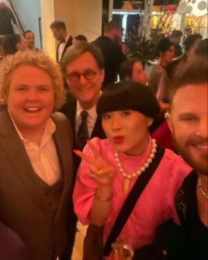 Fortune Feimster Instagram - Felt like prom weekend in LA with all the award shows popping back up. Super fun running into friends who were all looking so handsome.