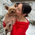 Francisca Aronsson Instagram - Nala y yo les deseamos bonita navidad ❤️🎄💫.