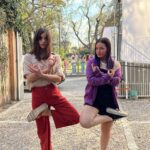 Francisca Aronsson Instagram - 🥷🏻🎬 💫 con mi hija querida @fran_aronsson