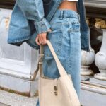 Francisca Cerqueira Gomes Instagram - Parisian love ❤️ denim style from @parfois #ad #parfoisandfriends