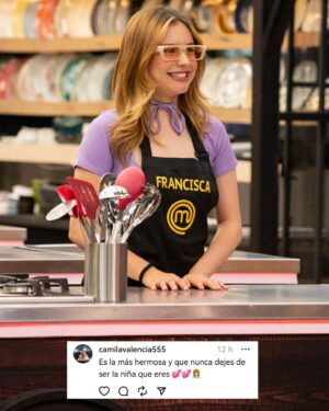 Francisca Estevez Instagram - ¿Qué mensaje le dejarías a nuestra más reciente eliminada de @masterchefcelebrityco @itsfrancissca? 👉🥰¡Su dulzura quedó en los corazones de todos! #MasterChefCelebrity