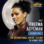 Freema Agyeman Instagram - For those in the UK hope you made the most of our (one day!😆) of Bank Hol sun! 🇬🇧😂 Thank you Brighton!! 🏖️ And thanks to everyone for all the #Dreamland support! ❤️‍🔥 Looking forward to thanking some more of you in person over the coming weeks at @armageddonexponz & @walescomiccon!! Swipe for deets! See ya there!!! 🤘#mondaymusing