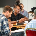 Freema Agyeman Instagram - •Posted @withregram• @lyrichammersmith And we're off 🚀 Happy first day of rehearsals to the cast and creative team of #GodOfCarnageLyric We can't wait to see this Olivier and Tony winning comedy on our stage from 01 Sep. 📸 @dmlkvideo #freemaagyeman #YasminaReza #ChristopherHampton #AriyonBakare #darkcomedy #Godofcarnage #lyrichammersmith