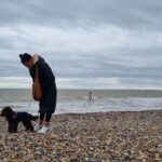 Freema Agyeman Instagram - That necessary reboot when there is so much going on out there. Re-centre, re-focus, re-frame. Going inward to propel onward. Distilling the sound of your own voice with clarity. Hope you have time for some introspection this week fam. #mondaymusing #Ziggy&me 🐕‍🦺 #foreverstealingmatesdogs