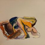 Freya Allan Instagram - x3 by me a quote from Jenny Saville 🧡