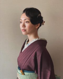 Fumi Nikaido Instagram - autumn colors🍇 @setsuko.ishida @makeupbyeita @tokachaan