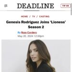Génesis Rodríguez Instagram - Opportunities like this seldom come around, Taylor Sheridan Thank you for seeing me and trusting me. Can’t wait for you guys to meet Josie LFG 💪