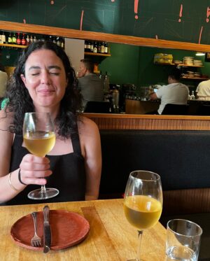 Génesis Rodríguez Instagram - Date night at @boiaderestaurant with my bestie @terryann9 

last pic is real life…
I get emotional about my gluten free pasta. It was so good 🥹
I love le cuisine baby.
Thank you @stinkyfishtales