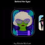 Gözde Mutluer Instagram - Already traditionally, here is a Q&A session with @gozdemutluer — the creator of the newly launched wearable art collection "Behind Her Eyez" presented on @neqla.app “Through my art, I aim to establish eye contact with the audience, exploring the transformative power of the moments when our eyes meet...” — Gozde Mutluer. Being wearable, Lucy’s portraits become something more than images, they accompany people in their daily lives. You can now wear “Behind Her Eyez” collection on your Apple Watch! Download 8 different Lucys via the link on @neqla.app’s profile bio.