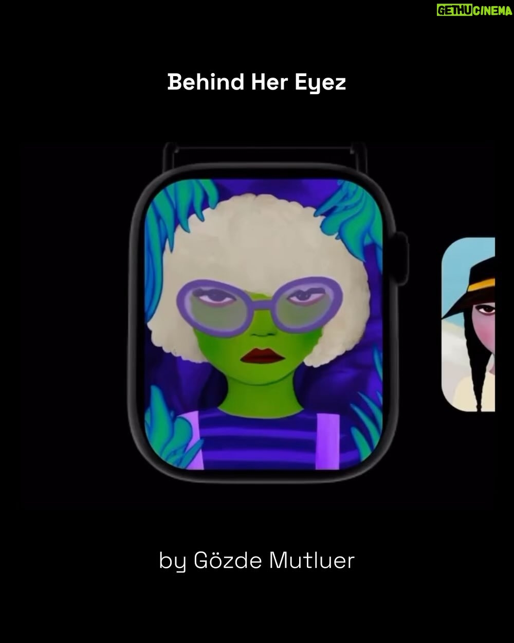 Gözde Mutluer Instagram - Already traditionally, here is a Q&A session with @gozdemutluer — the creator of the newly launched wearable art collection "Behind Her Eyez" presented on @neqla.app “Through my art, I aim to establish eye contact with the audience, exploring the transformative power of the moments when our eyes meet...” — Gozde Mutluer. Being wearable, Lucy’s portraits become something more than images, they accompany people in their daily lives. You can now wear “Behind Her Eyez” collection on your Apple Watch! Download 8 different Lucys via the link on @neqla.app’s profile bio.