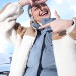Gülsim Ali Instagram - Karlar ülkesinden ❄️🩵☃️ 📸 : @unalavcii @gardiropmagazin @megasaraymounterciyes