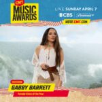 Gabby Barrett Instagram - THANK YOU @cmt! ✨The Glory Days music video is nominated for Female Video of the Year at the 2024 #CMTawards! Y’all can vote every day at vote.cmt.com and watch April 7 on @cbstv 🤩