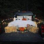 Gabby Barrett Instagram - Happy Anniversary to my man. You make life sweeter! (He surprised me with this truck set up) 😍🎃 #3yearsmarried