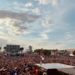 Gabby Barrett Instagram - Myrtle Beach!!!!!!WOOOOOOOOOW. I’m always blown away by seeing a sea of people. Played this festival in 2019, & man. Big difference and it feels great. THANK YOU 🤠💙