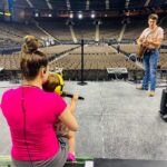 Gabby Barrett Instagram - She gets to see what mommy & daddy get to do! 💘 see you tonight Florida! Night 2!