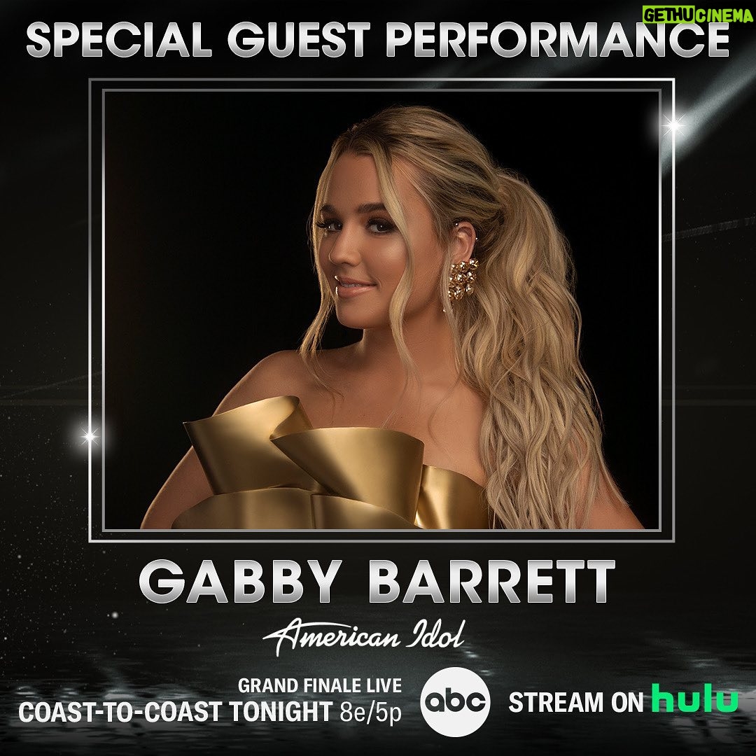 Gabby Barrett Instagram - So grateful to be apart of the finale this year. WHAT AN EXCITING TIME for the contestants right now. I remember the feeling. TUNE IN, itโs going live soon! ๐