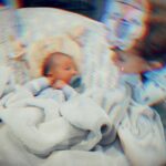 Gabby Barrett Instagram - Soaking up the newborn days with baby brother. What a precious gift from our Lord! Augustine Boone Foehner 10.27.22 💙 (Pronounced UH-GUS-TIN)