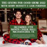 Gabby Barrett Instagram - SURPRISE! We are starting a Christmas fundraiser show every year annually, ALL proceeds will go directly to purchasing toys for different organizations/hospitals each year. This year is @stjude & @graceworkstn 🤎 Children in need are heavily on our hearts, all year round. We are so excited to start this. Let’s SELL IT OUT first year! EAST TX BANITA CREEK see you there ❤️ tickets in my bio for purchase - P.S Will be a very intimate show of just Cade & I :) Matthew 19:14 “Let the little children come to me, and do not hinder them, for the kingdom of heaven belongs to such as these.”