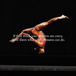 Gabby Douglas Instagram - it's only a crazy dream until you do it. #justdoit