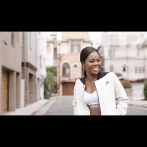 Gabby Douglas Instagram - had so much shooting the new #cortez with @alc_ltd @nikesportswear 
enjoy this cute vid x 💛