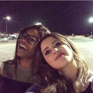 Gabby Douglas Instagram - lmbo 😂 i love my bb @lauramarano ・・・
Throwback to when @gabbycvdouglas and I had the best day in Malibu and then realized that Uber and Lyft will drive you to Malibu, but won't actually pick you up there....ps you really should check out her Barbie because it's prettttty adorable 😊