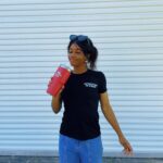 Gabby Douglas Instagram - Free smoothies are great but free smoothies from @smoothieking are even better 🤍Happy National Smoothie Day! Check their website for more info! #RuleTheDay #ad